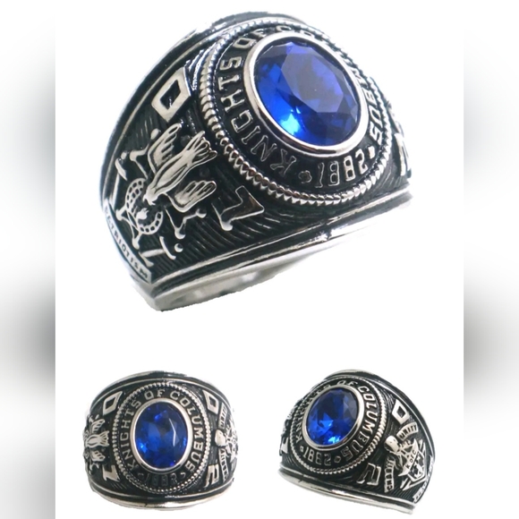 Beautiful New Knights of Columbus Ring Choose Size and Color - Picture 2 of 6